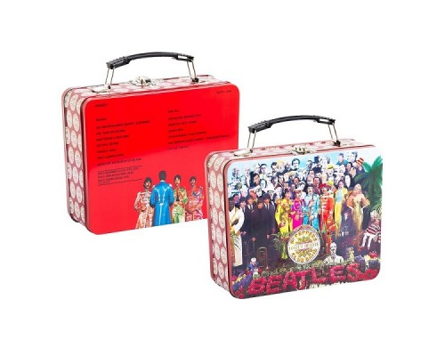 Boîte à lunch Beatles en métal / Sgt. Pepper's avec relief